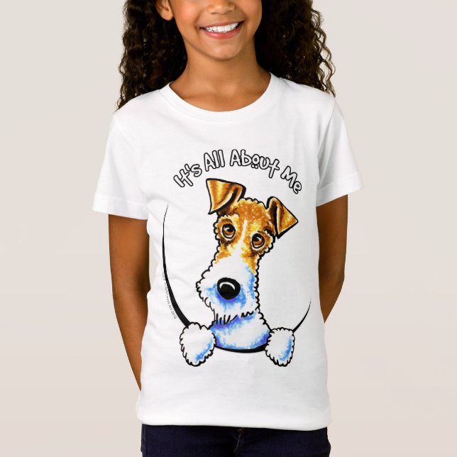 Camiseta Wire Fox Terrier Es Todo Sobre Mí IAAM (Anverso)