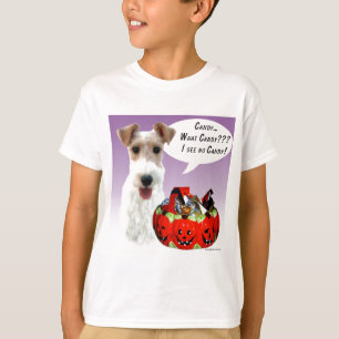 Camiseta Wire Fox Terrier Halloween Candy