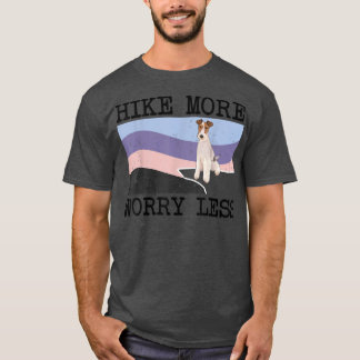 Camiseta Wire Fox Terrier Hike More Worry Less Graphic Hiki