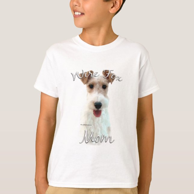 Camiseta Wire Fox Terrier Mom 2 (Anverso)