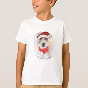 Camiseta Wire Fox Terrier Navidades Regalos Para Los Amante