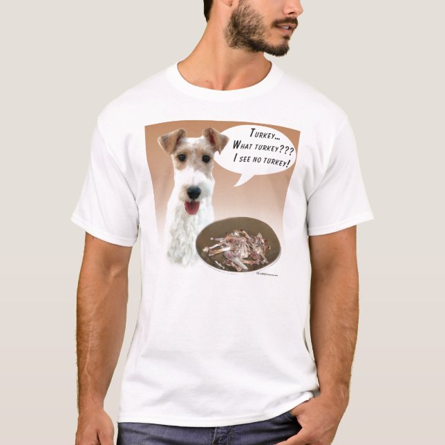 Camiseta Wire Fox Terrier Turquía (Anverso)