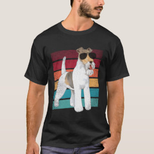 Camiseta Wire Hair Fox Terrier Dog Funny Mom Dad Clothing