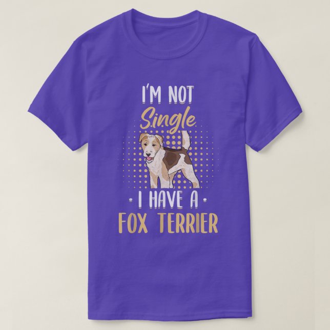 Camiseta Wirehaired Fo Terrier Dog691  (Diseño del anverso)