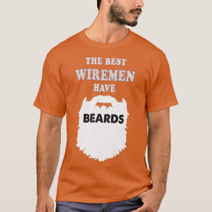 Camiseta Wireman regala barbas Mustaches para hombres