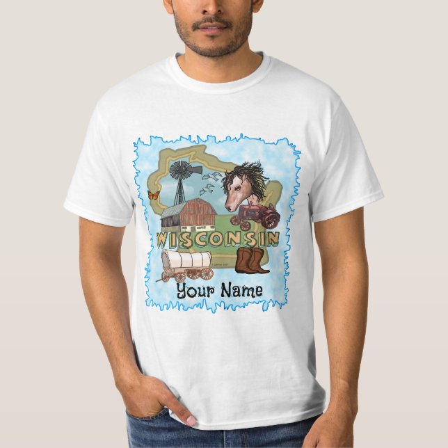Camiseta Wisconsin (Anverso)