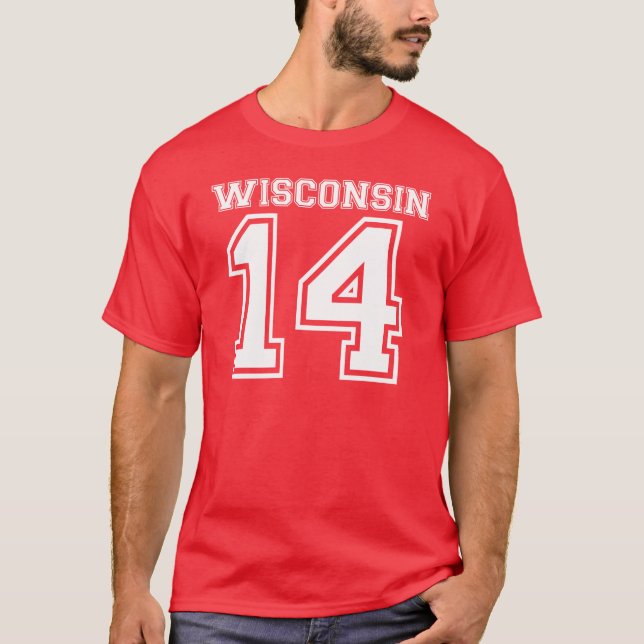 Camiseta Wisconsin 14 (Anverso)