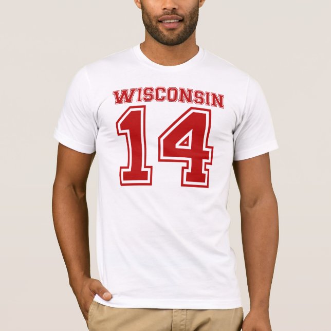 Camiseta Wisconsin 14 (Anverso)