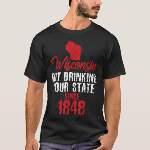 Camiseta Wisconsin Bebe Tu Estado Desde 1848