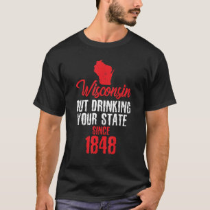 Camiseta Wisconsin Bebe Tu Estado Desde 1848