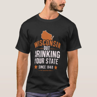 Camiseta Wisconsin Bebe Tu Estado Desde 1848