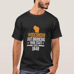 Camiseta Wisconsin Bebe Tu Estado Desde 1848 Divertido