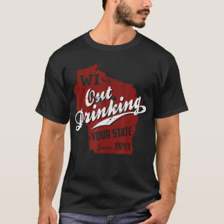 Camiseta Wisconsin Bebe Your State 88 Beer Gift