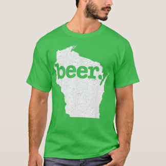 Camiseta Wisconsin Beer Home State Love