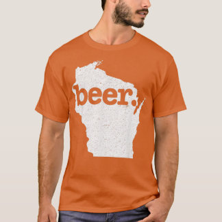 Camiseta Wisconsin Beer Home State Love
