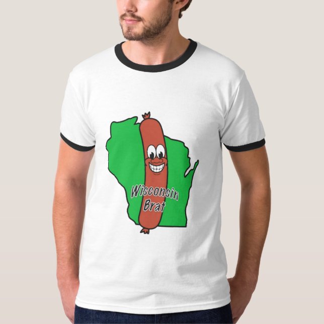 Camiseta Wisconsin Bratman (Anverso)