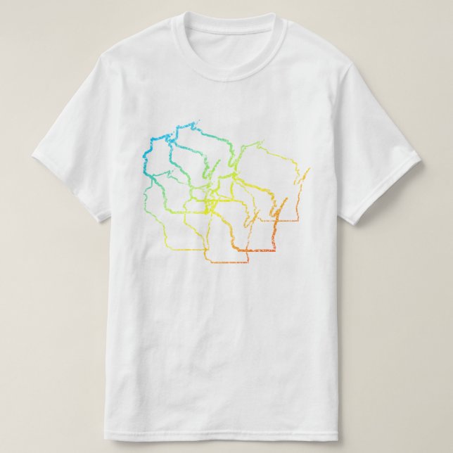 Camiseta wisconsin chill blur (Diseño del anverso)