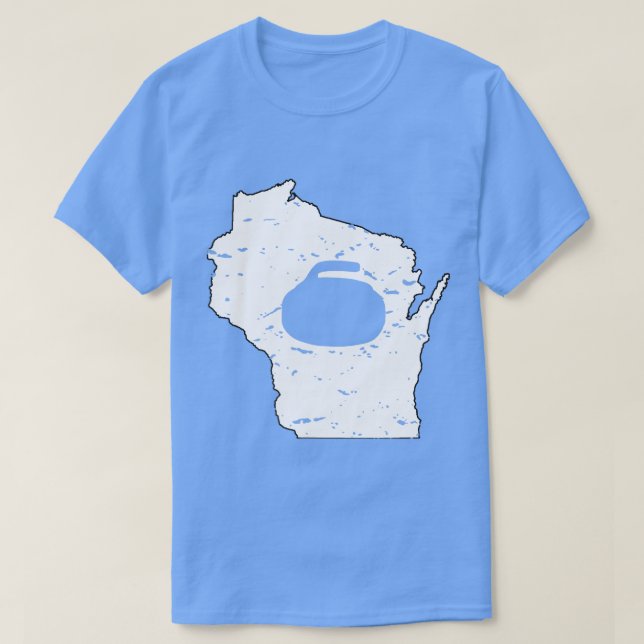 Camiseta Wisconsin Curling Wisconsin Curling WI (Diseño del anverso)