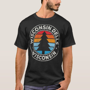 Camiseta Wisconsin Dells Wisconsin WI Retro Gráfico Vintage