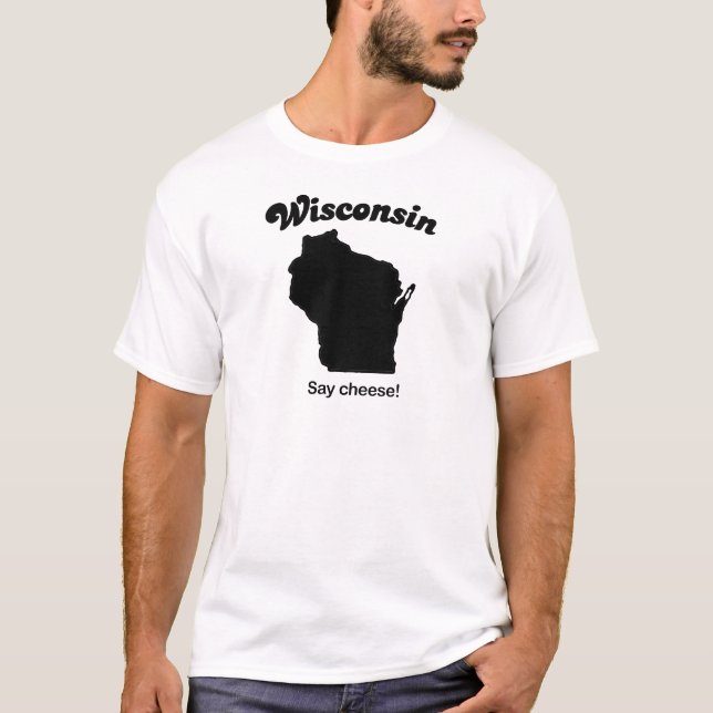 Camiseta Wisconsin - diga el queso (Anverso)