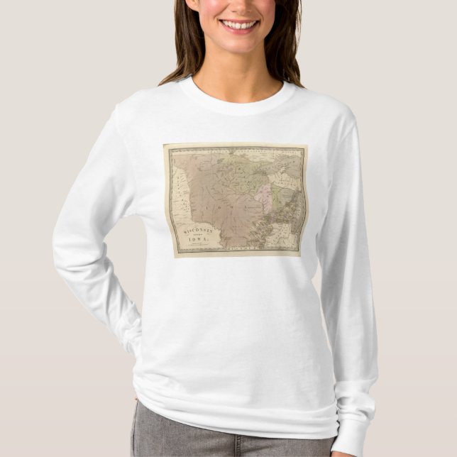 Camiseta Wisconsin e Iowa (Anverso)
