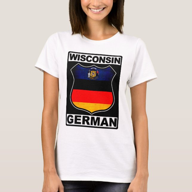 Camiseta Wisconsin German American Tee (Anverso)