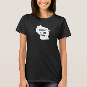 Camiseta Wisconsin Kindest State Viaje Mejor Rango Al M