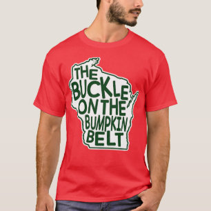 Camiseta Wisconsin La hebilla en el cinturón de la calabaza