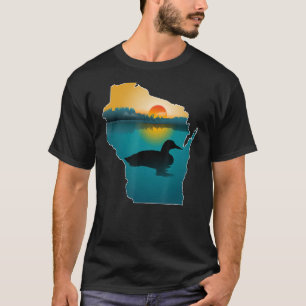 Camiseta Wisconsin Loon Sunset