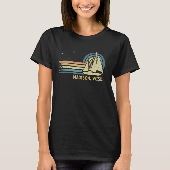 Camiseta Wisconsin Madison Vintage (Anverso)