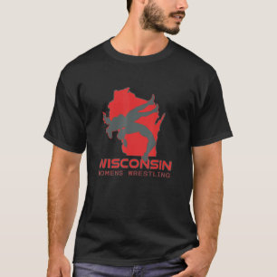 Camiseta Wisconsin Mujeres luchando contra la lucha de Chic