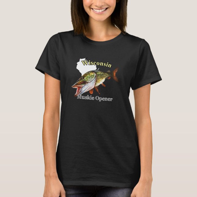 Camiseta Wisconsin Muskie Opener (Anverso)
