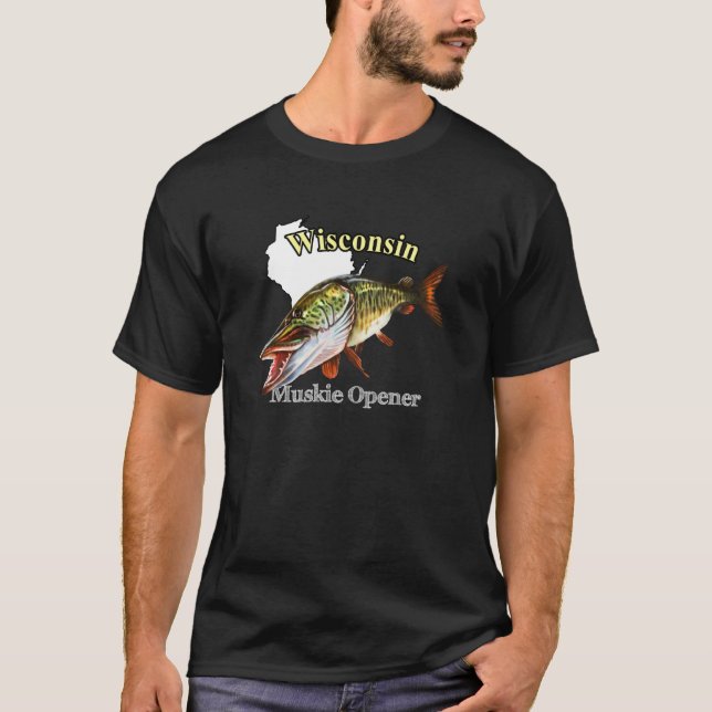 Camiseta Wisconsin Muskie Opener (Anverso)
