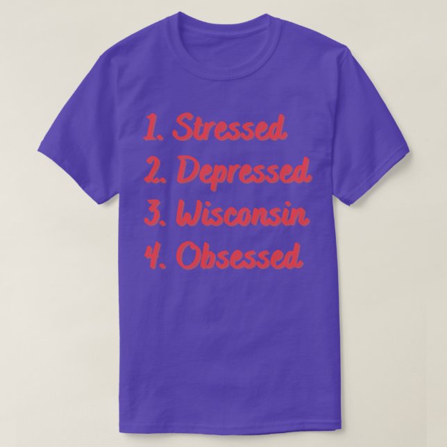 Camiseta Wisconsin Obssed (Diseño del anverso)