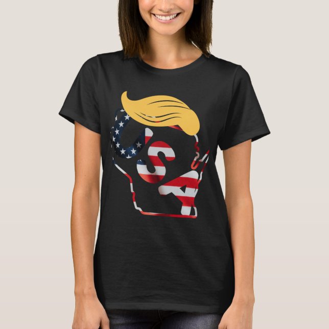 Camiseta Wisconsin Para Trump (Anverso)