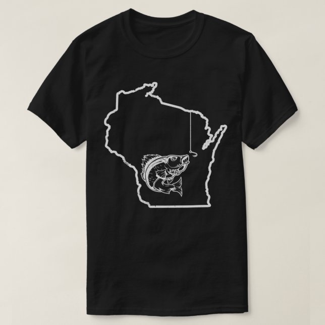 Camiseta Wisconsin Walleye Fishing Gift Walleye Fish Guay F (Diseño del anverso)