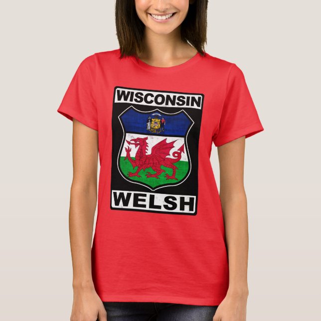 Camiseta Wisconsin Welsh American (Anverso)