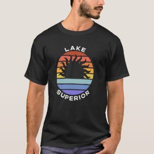 Camiseta Wisconsin WI Retro Sunset Souvenir V