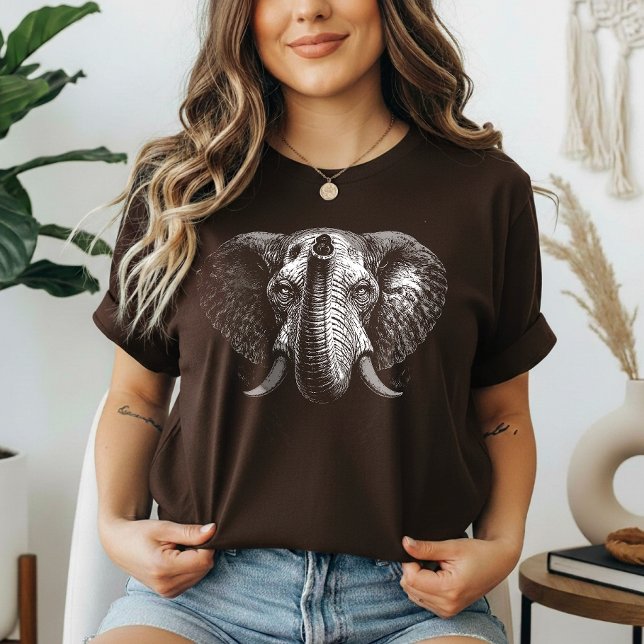 Camiseta Wisdom – Elephant Portrait  (Subido por el creador)