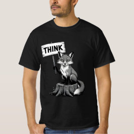 Camiseta Wise Fox PIENSA Vintage Animal Rights T-Shirt