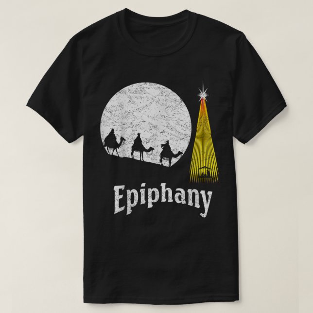 Camiseta Wise Men Epiphany Three Kings Day (Diseño del anverso)