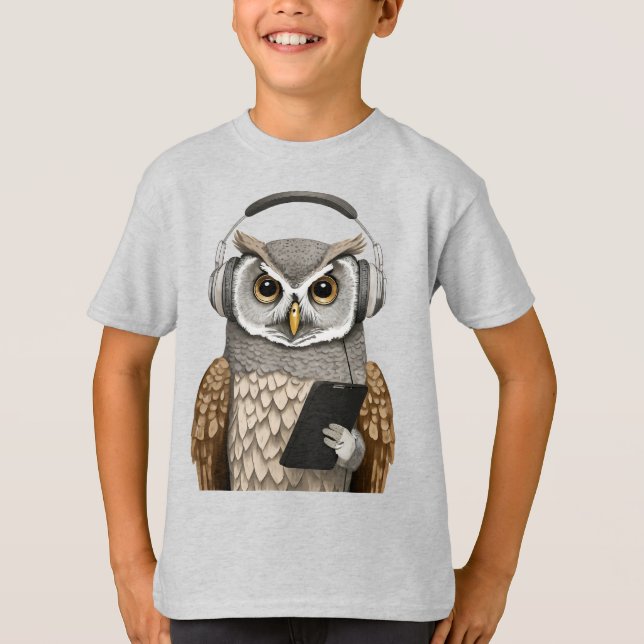 Camiseta Wise Owl Kid (Anverso)