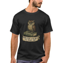 Wise Owl on Dictionary with Quote