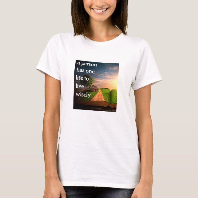 Camiseta Wisely (v3 light) en vivo (Anverso)