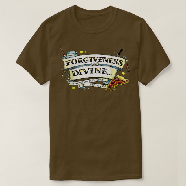 Camiseta WiseMenSay Forgiveness Is Di  (Diseño del anverso)