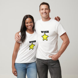 Camiseta Wish Upon a Star Rebus Puzzle Wordplay