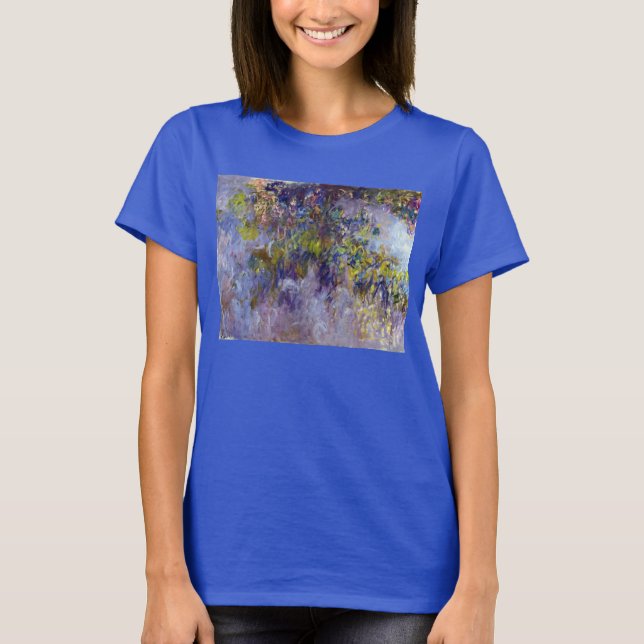 Camiseta Wisteria (a la izquierda) de Claude Monet (Anverso)