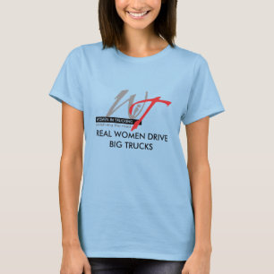 Camiseta WIT-logo-6-inch, las MUJERES REALES CONDUCEN los
