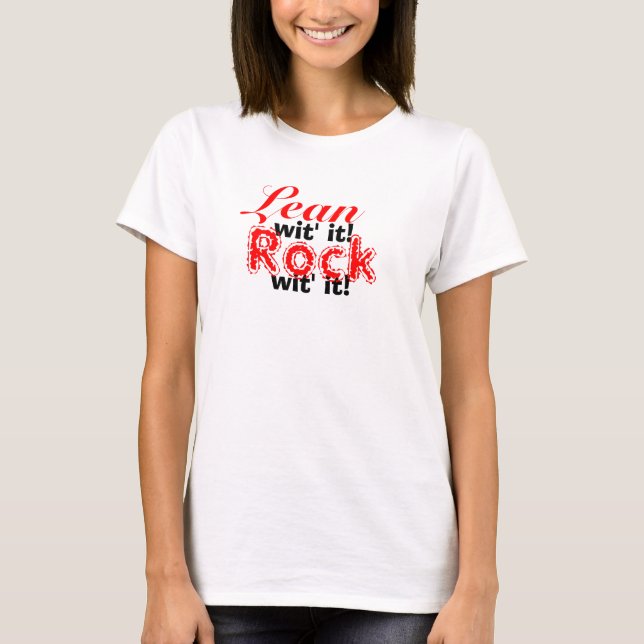 Camiseta Wit magro él, wt de la roca él (Anverso)
