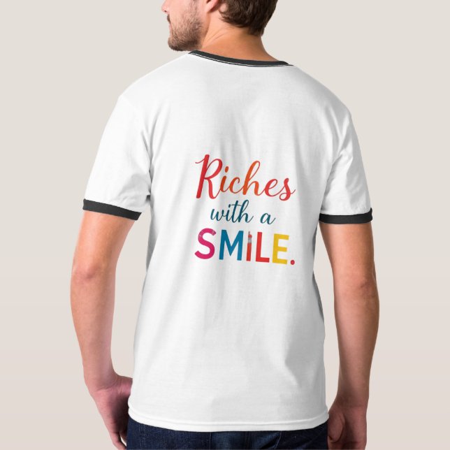 Camiseta Wit Our Way Riches con una sonrisa (Reverso)